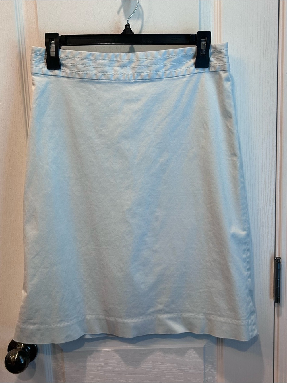 Banana Republic Women’s Ice Blue Unlined Side Zip Size 6 Pencil Skirt